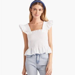 Hill House Paz Nap Top XXL poplin white